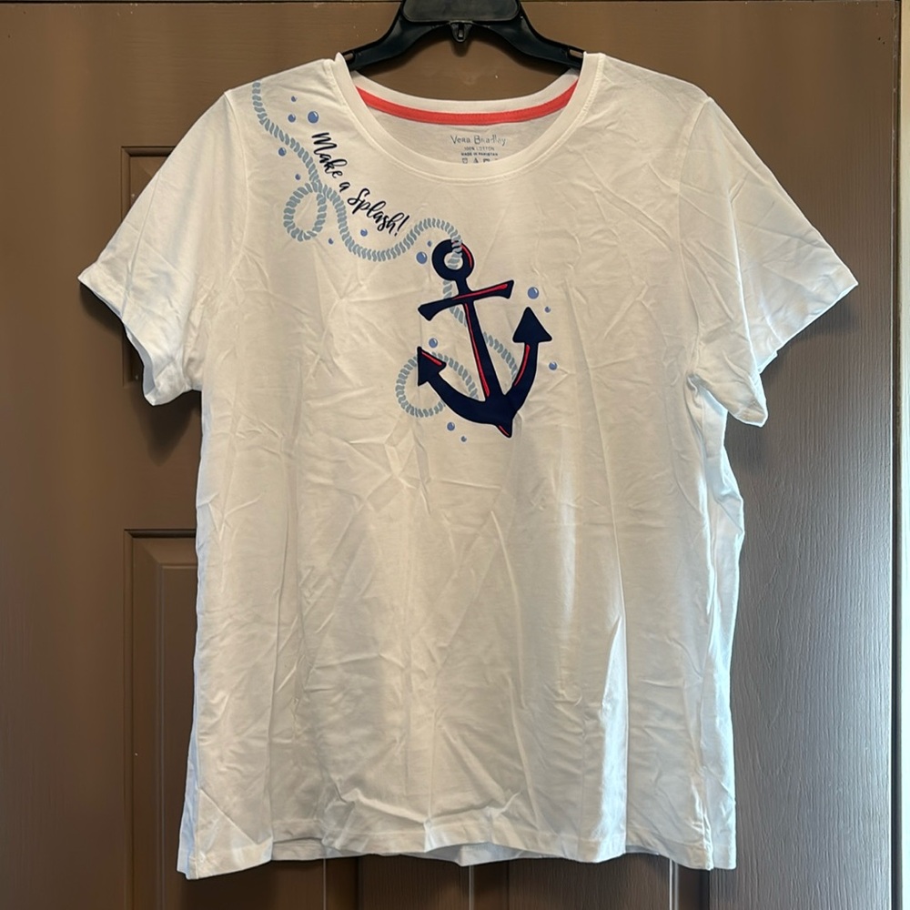 NWT Vera Bradley Cotton Short Sleeve Crewneck T-Shirt size 3XL